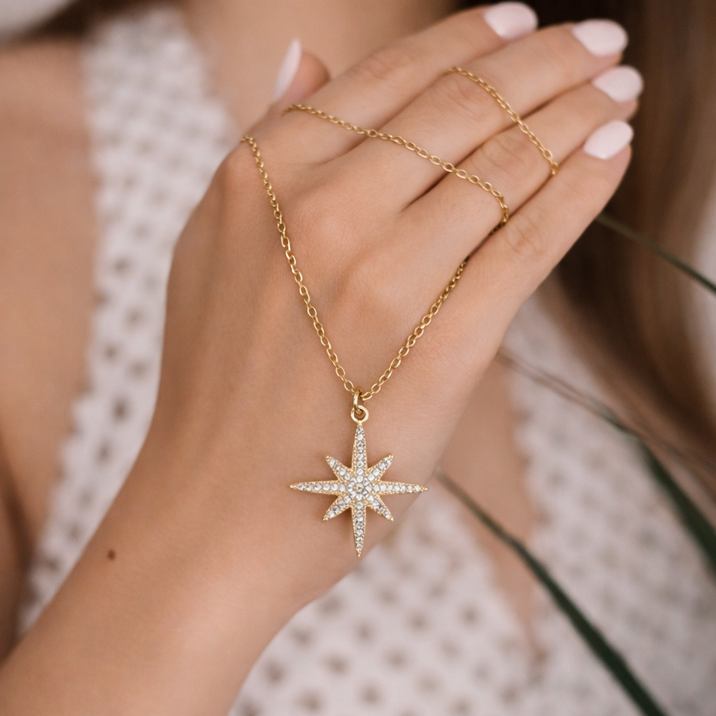 shimmering beautiful necklace for women