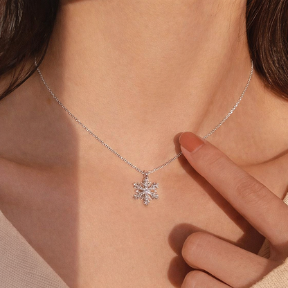 Snow Flake  Necklace