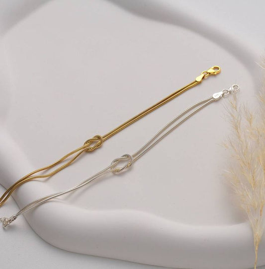 Couples Love Knot Bracelet
