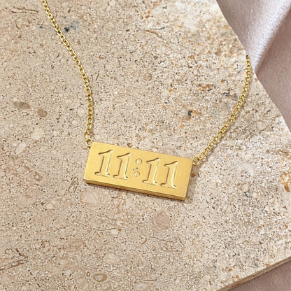 11:11 Manifestation Anti Tarnish Necklace