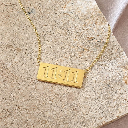 11:11 Manifestation Anti Tarnish Necklace