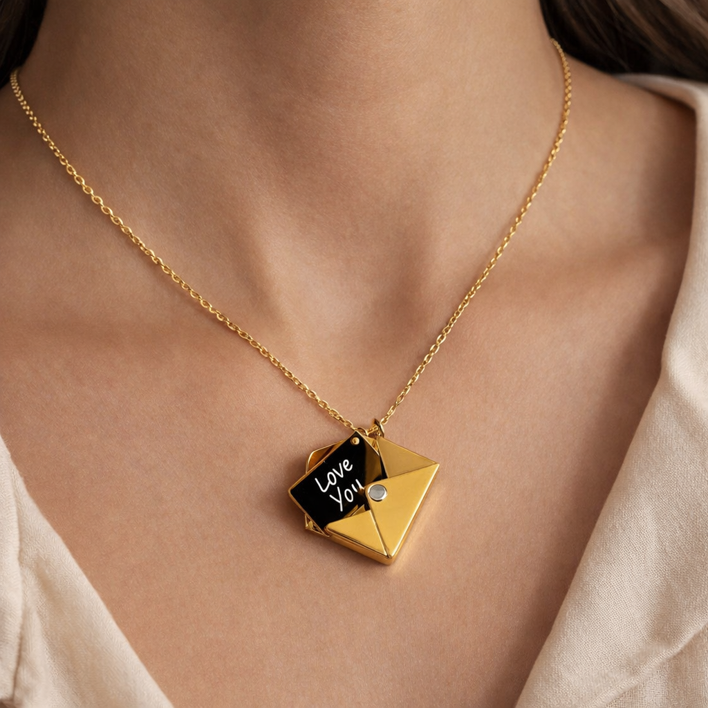 love letter magnetic necklace for women