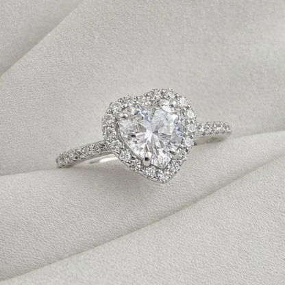 Love Pink Heart Ring