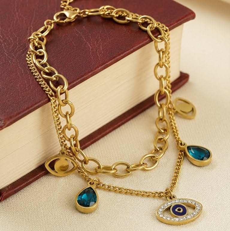 Gracie Evil Eye Bracelet