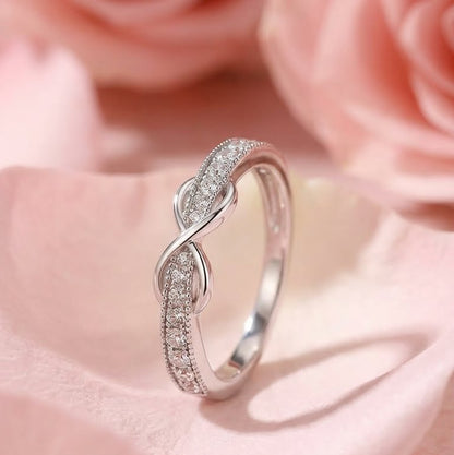 Sterling Love Knot Ring