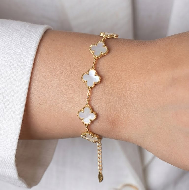 Black & White Yuna Anti Tarnish Bracelet