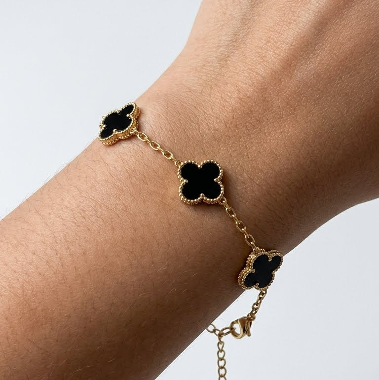 Black & White Yuna Anti Tarnish Bracelet