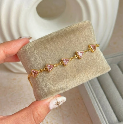 Beautiful Gold Plated Charm Bracelet
