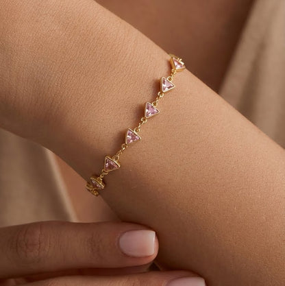 Beautiful Gold Plated Charm Bracelet
