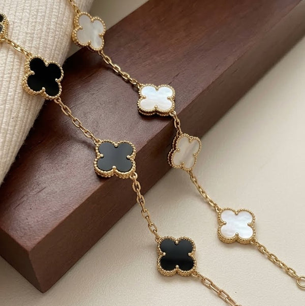 Black & White Yuna Anti Tarnish Bracelet