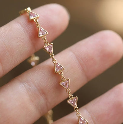 Beautiful Gold Plated Charm Bracelet