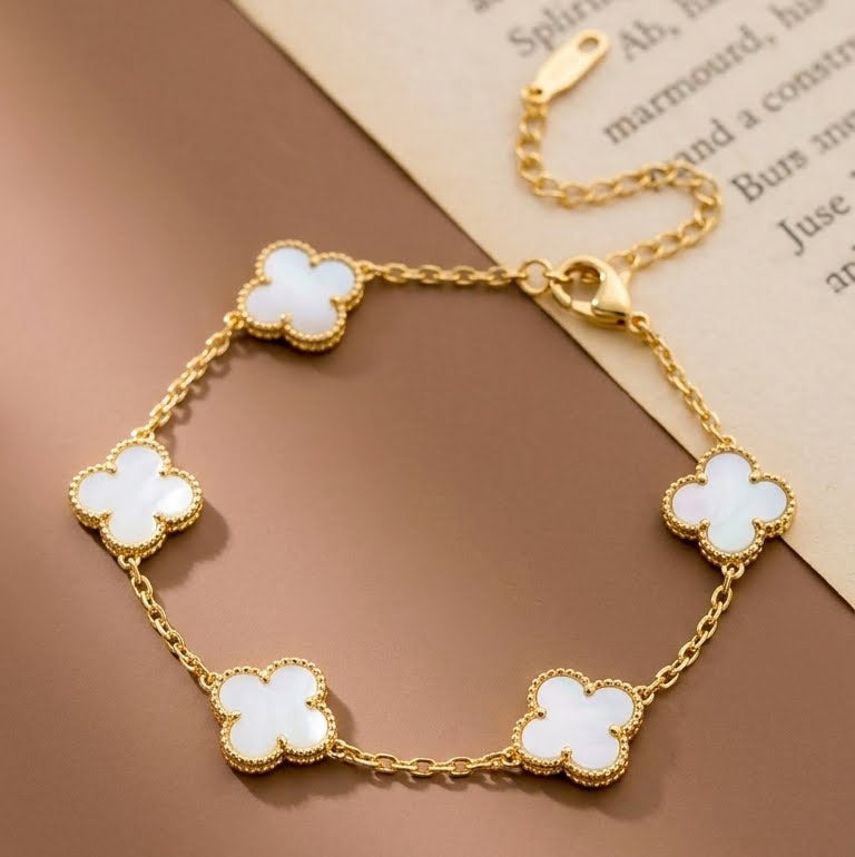 Black & White Yuna Anti Tarnish Bracelet