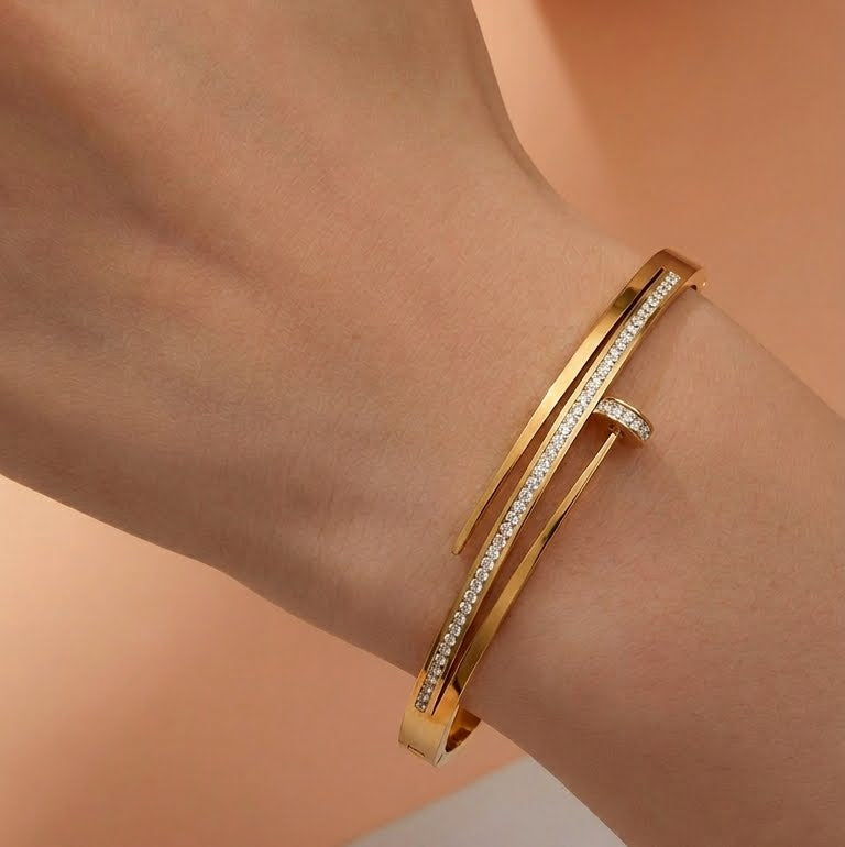 Studded Nail Inspired Bracelet