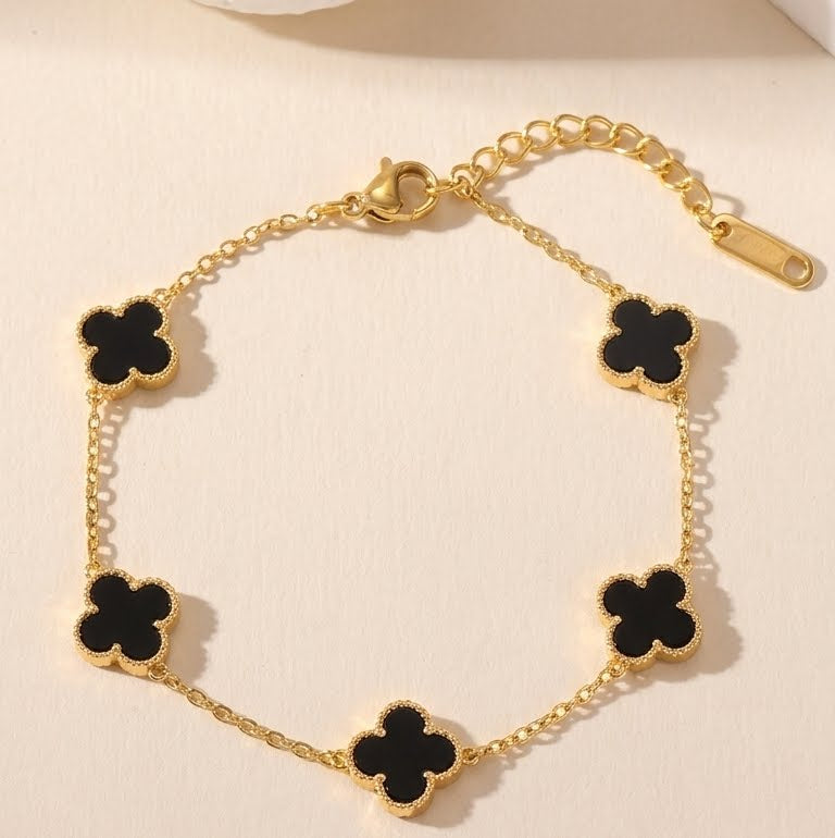 Black & White Yuna Anti Tarnish Bracelet