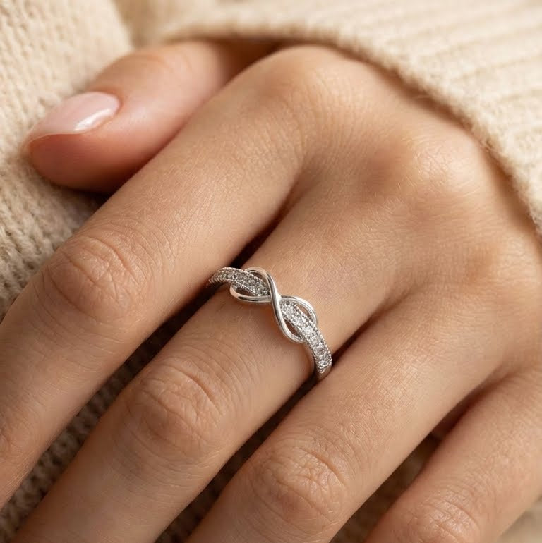 Sterling Love Knot Ring