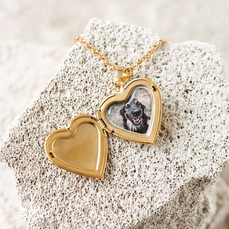 Personalised Heart Photo Locket Necklace