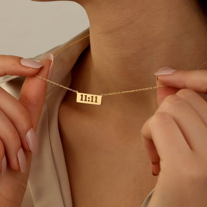 11:11 Manifestation Anti Tarnish Necklace