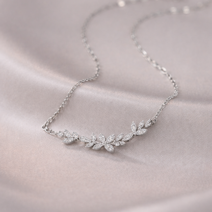 Crystal Petal Necklace