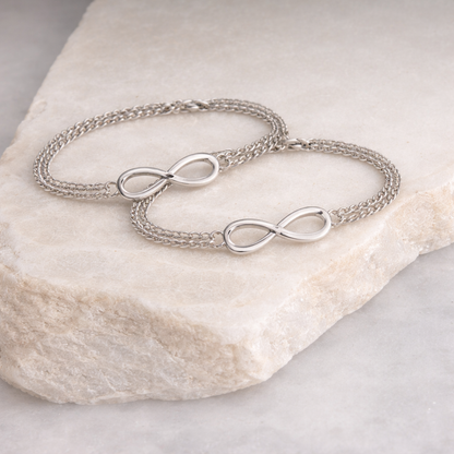 Elegant Plated Infinity Symbol Bracelet