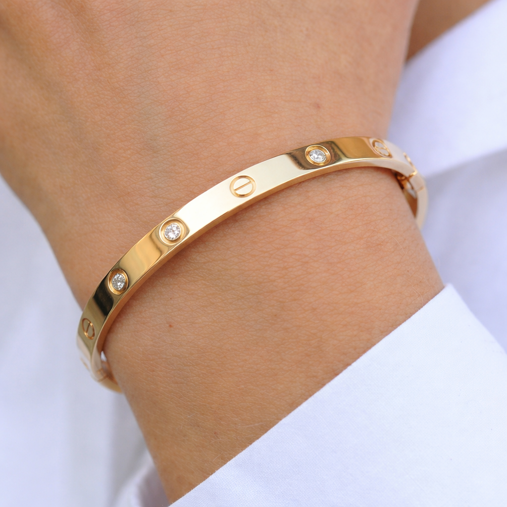 Stainless Steel Love Band Bracelet