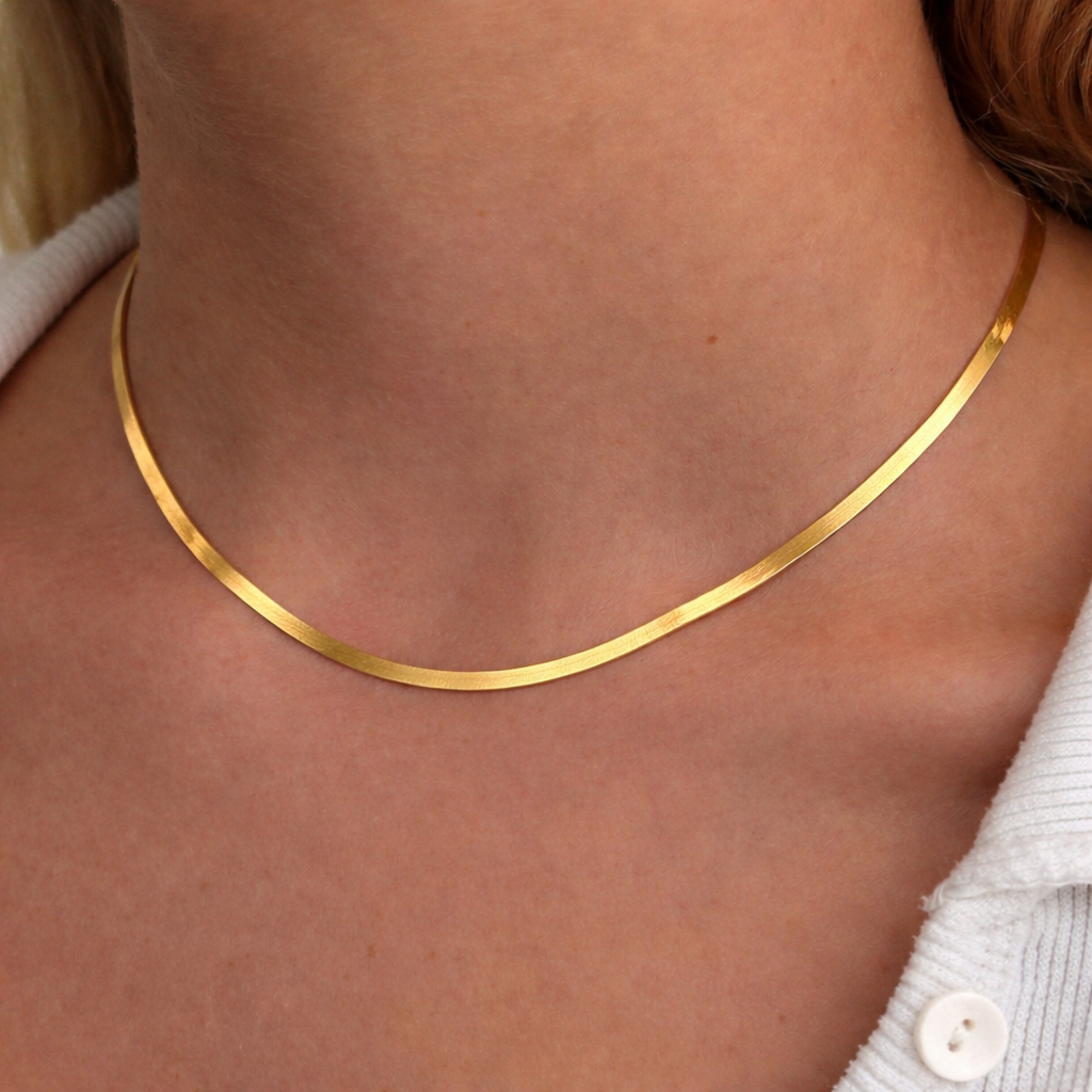 Stainless Steel Snake Bone Chain