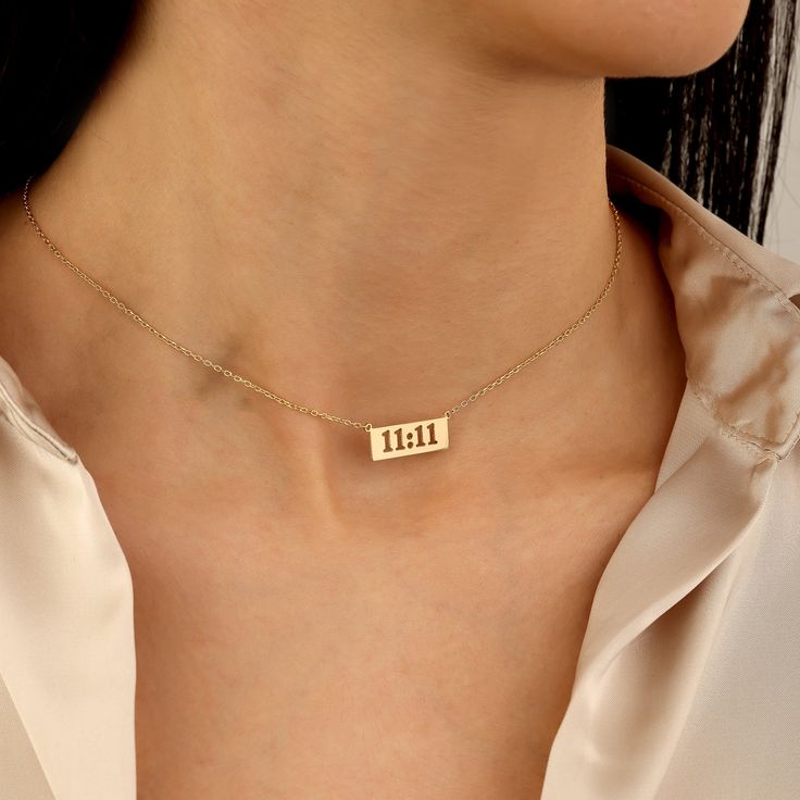 11:11 Manifestation Anti Tarnish Necklace